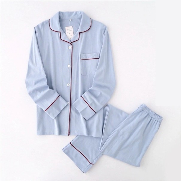Pyjama pour hommes T2417 bleu clair L