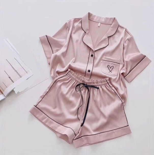 Pyjamas för kvinnor P2594 rosa M