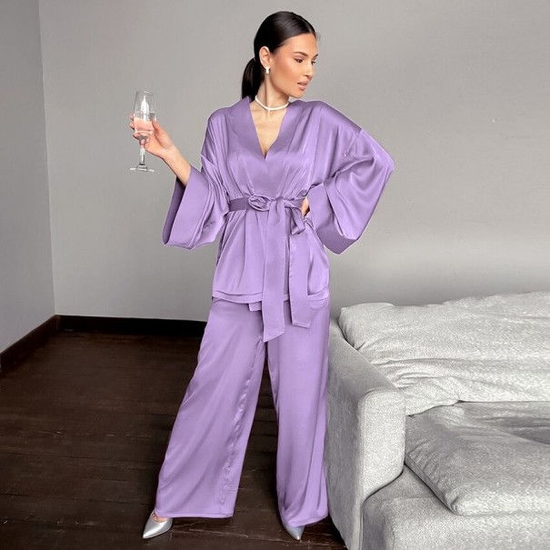 Pyjamas för kvinnor P2596 ljuslila XS