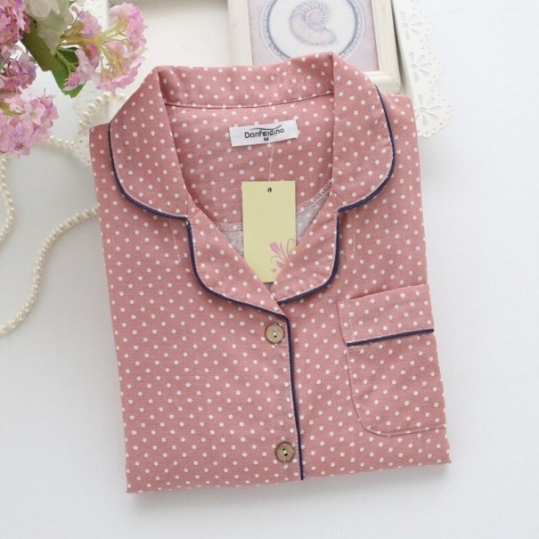 Pyjamas för kvinnor P2714 gammelrosa L