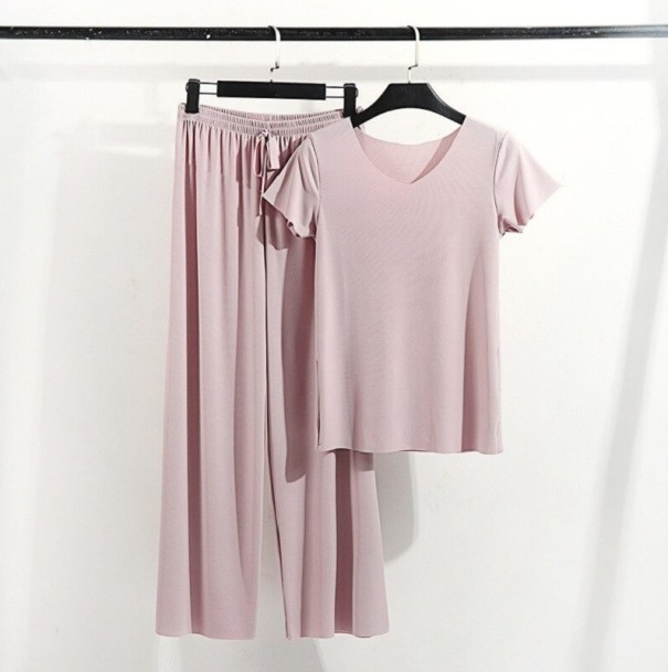 Pyjamas för kvinnor P2779 ljuslila S