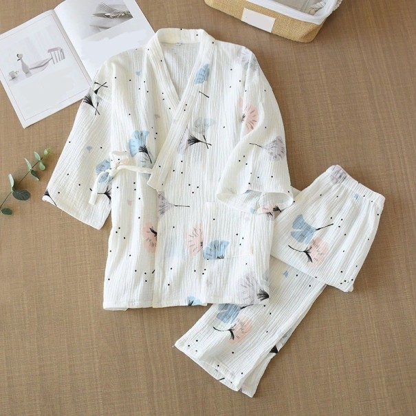 Pyjamas för kvinnor P2787 vit L