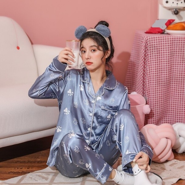 Pyjamas för kvinnor P2805 grå L