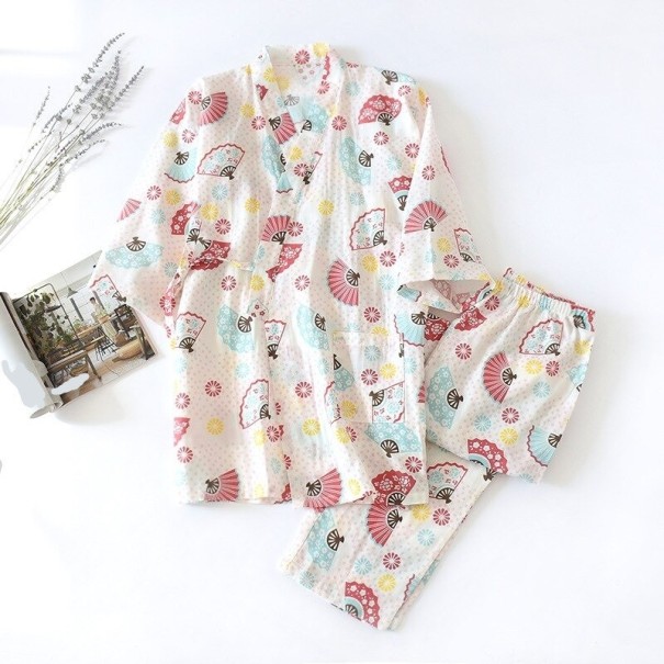 Pyjamas för kvinnor P2815 vit L