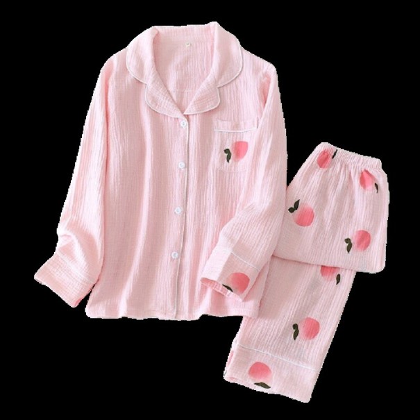 Pyjamas för kvinnor P2819 rosa M