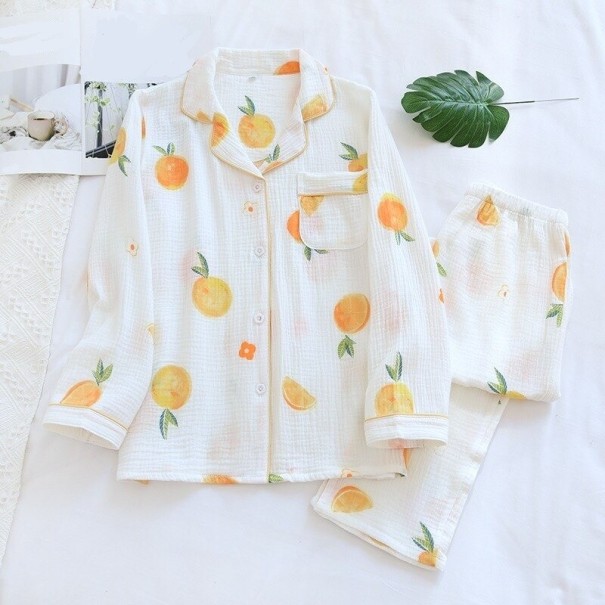Pyjamas för kvinnor P2823 vit L