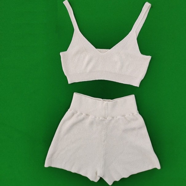 Pyjamas för kvinnor P2827 krämfärgad L