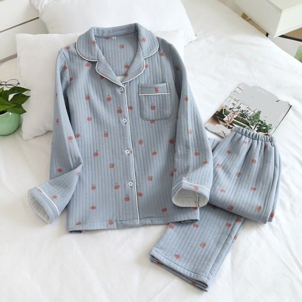 Pyjamas för kvinnor P2870 mörkgrå L