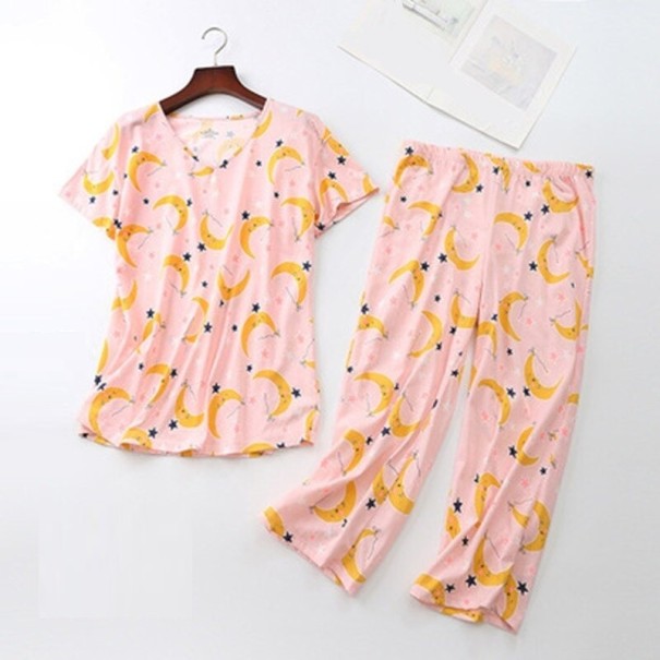 Pyjamas för kvinnor P2887 rosa L