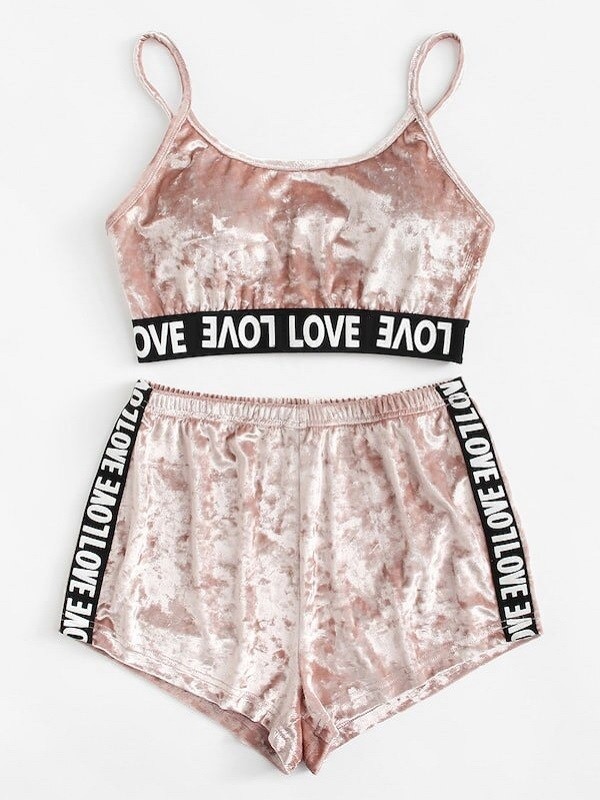 Pyjamas för kvinnor P2925 rosa M