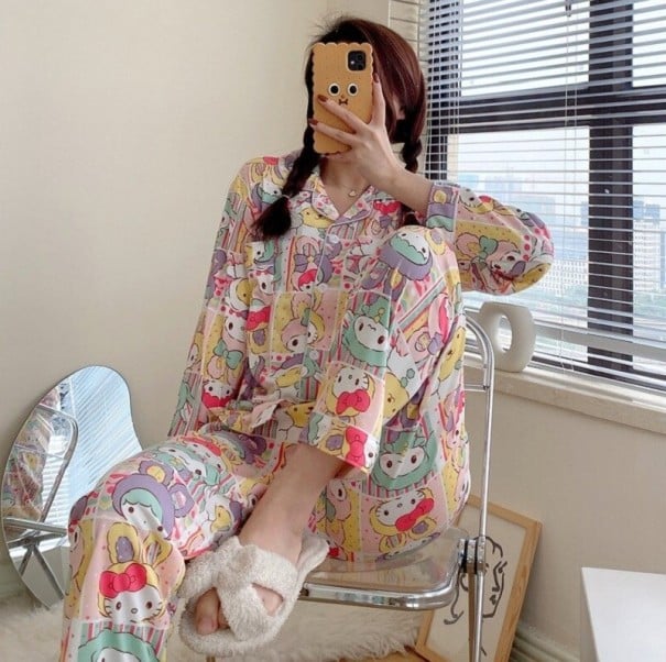 Pyjamas för kvinnor P2939 XS 1