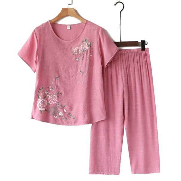 Pyjamas för kvinnor P2979 rosa XL