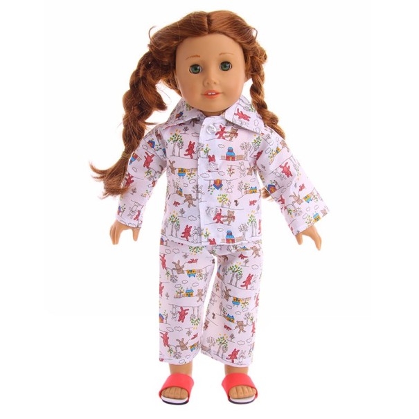 Pyjamas til dukke A136 12