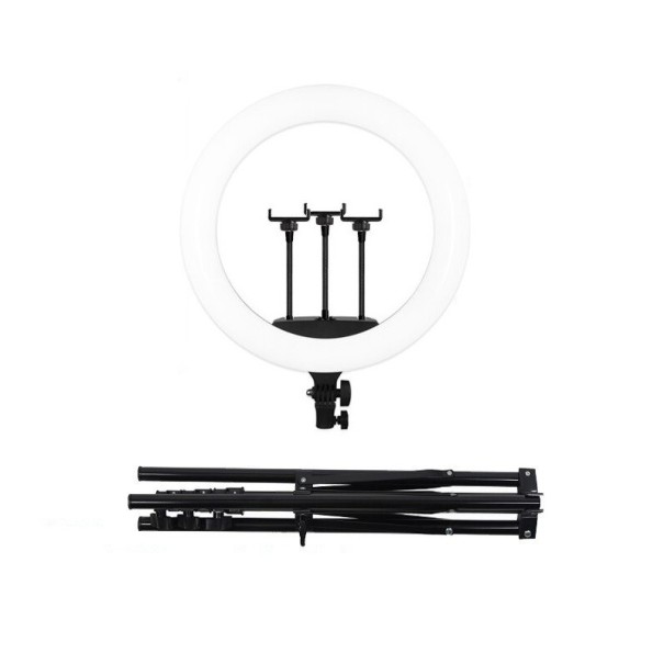 Pyöreä LED-valo 45 cm jalustalla 1