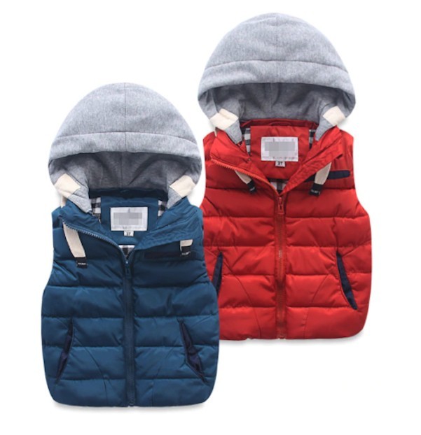 Quiltad barnväst J1239