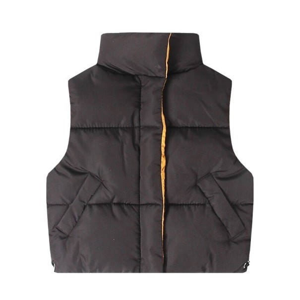 Quiltad barnväst L1827 krämfärgad 5