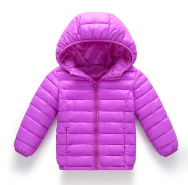 Quiltad jacka för barn J3024 lila 6