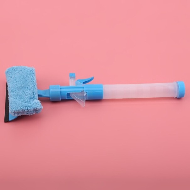 Raamwisser met dispenser lichtblauw