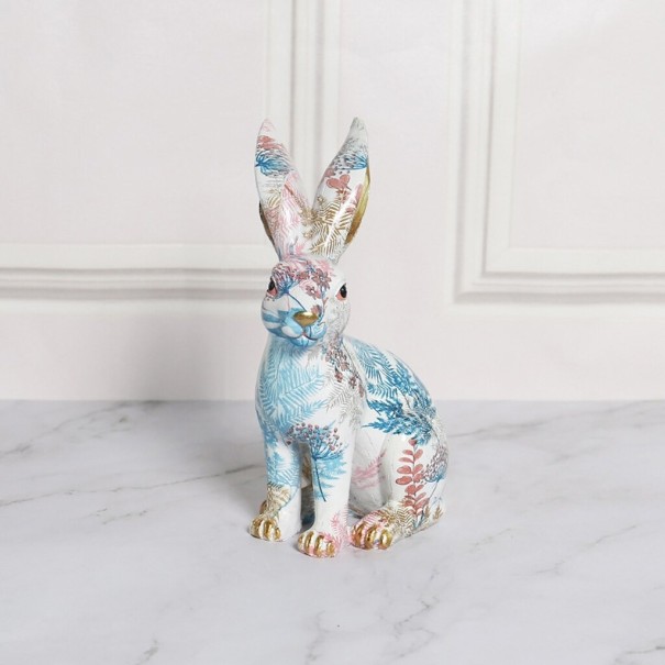 Rabbit Statue with Patterns 1