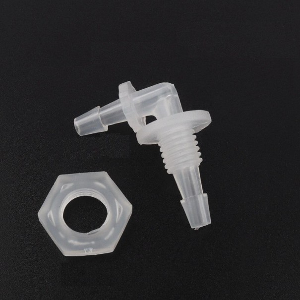 Raccord coudé pour tuyau avec écrou 20 pcs 5