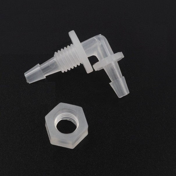 Raccord coudé pour tuyau avec écrou 200 pcs 4