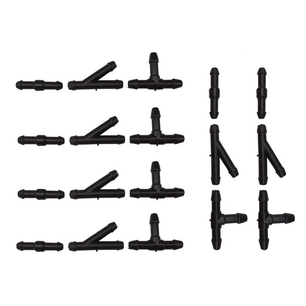 Raccord de tuyau de lave-glace 18 pièces 1