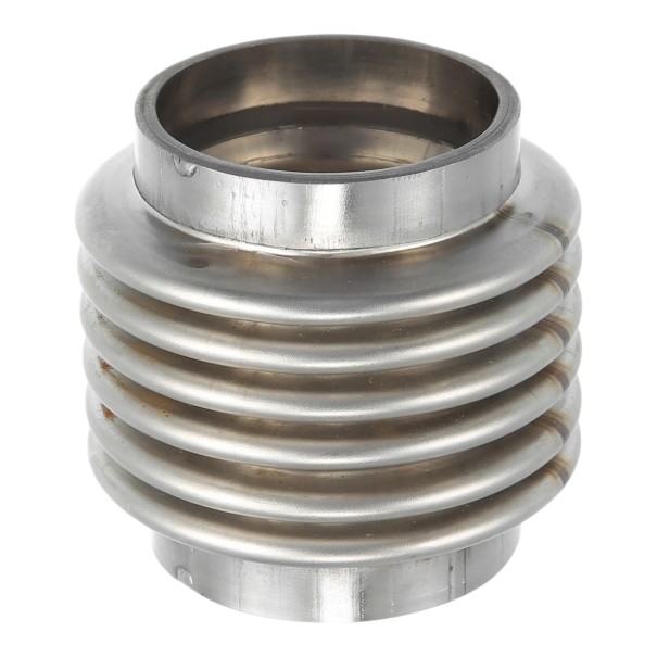 Raccord flexible d'échappement 45 x 51 x 63,5 mm Soufflet d'échappement Acier inoxydable Argenté Amortissement des vibrations Universel pour voiture 1