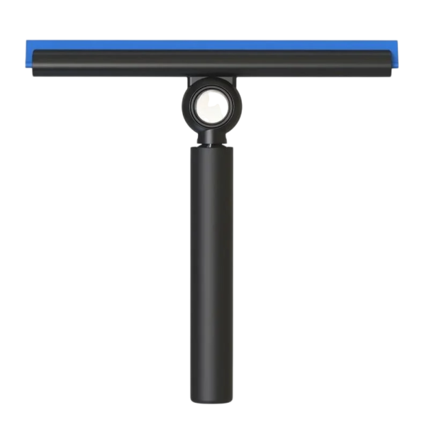 Racletă pentru duș cu mâner telescopic pentru uși din sticlă cca 98 cm cu lamelă din silicon, curățător de feronerie și oglinzi pentru baie 1