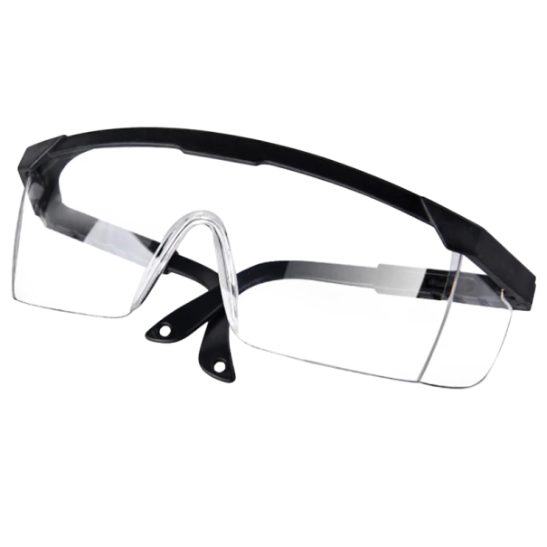 Radbrille gegen Wind und Regen Verstellbare Bügellänge 139–150 mm Kunststoffausführung Breite 150 mm Höhe 55 mm schwarz