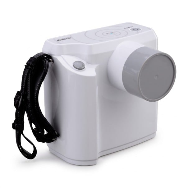 Radiografía dental digital portátil manual 70 kV / 2 mA, foco 0,4 mm, 1,7 kg, de alta frecuencia, blanca, para odontología humana y veterinaria 1