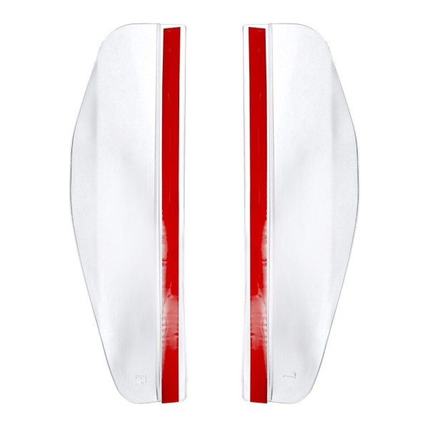 Rain Covers for Wing Mirrors 2 pcs white