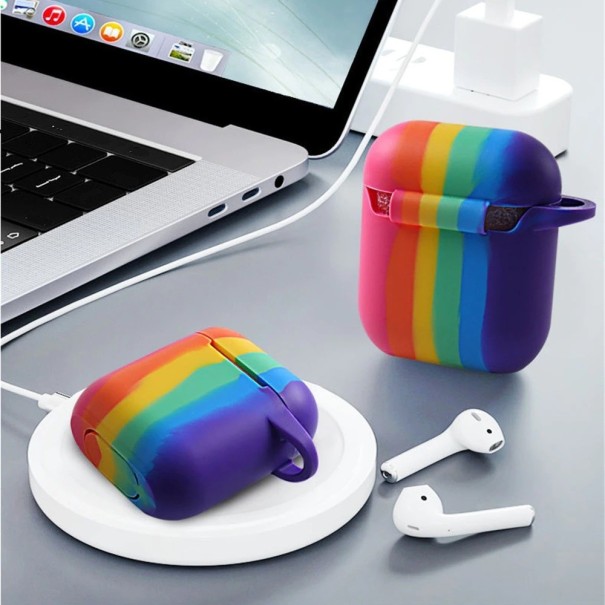 Rainbow Apple Airpods fodral