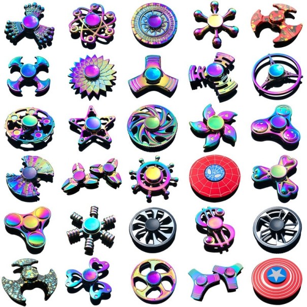 Rainbow fidget spinner