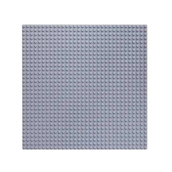 Rakennusalustan koko 25,5 x 25,5 cm harmaa