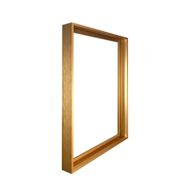 Rám na plátno hliníkový profil 30 x 30 cm pro obrazy na plátně dekorativní rám do interiéru pro vystavení obrazů bronzová