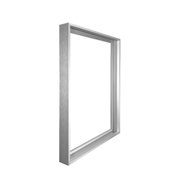 Rám na plátno hliníkový profil 50 x 50 cm pro obrazy na plátně dekorativní rám do interiéru pro vystavení obrazů stříbrná