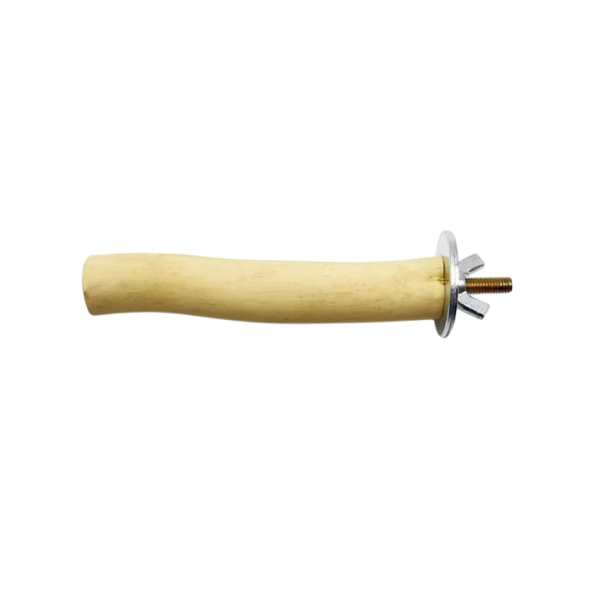 Ramo naturale per gabbia degli uccelli 10 cm Piattaforma in legno con vite Accessori per uccelli Adatta per pappagalli ondulati, cocorite e piccoli 1
