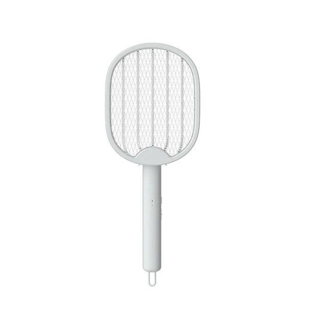 Raquete eléctrica para mosquitos 2 em 1 53x20 cm USB recarregável Lâmpada dobrável contra insectos Luz violeta Apanhador de insectos doméstico Killer 1