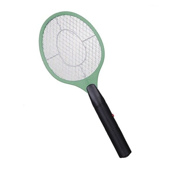 Raquette électrique à insectes vert