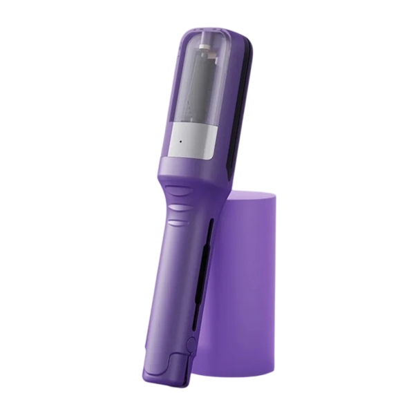 Rasoi capelli per punte sfibrate a batteria 500 mAh, tecnologia ricaricabile, rimuovi capelli danneggiati per donne viola