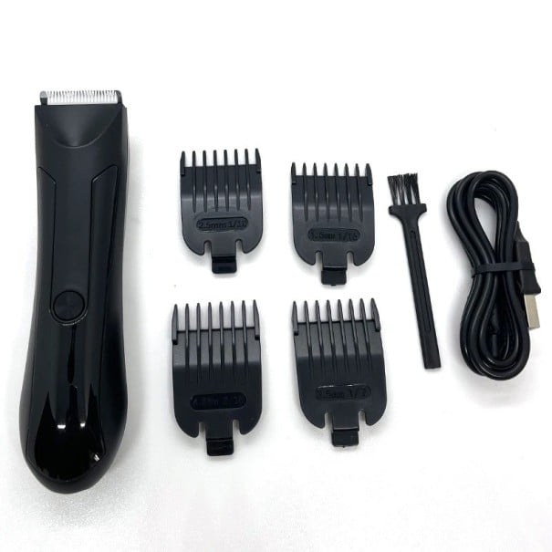 Rasoir électrique pour hommes Rasoir professionnel pour couper les cheveux et les barbes avec lumière LED Rasoir sans fil étanche pour le rasage 1