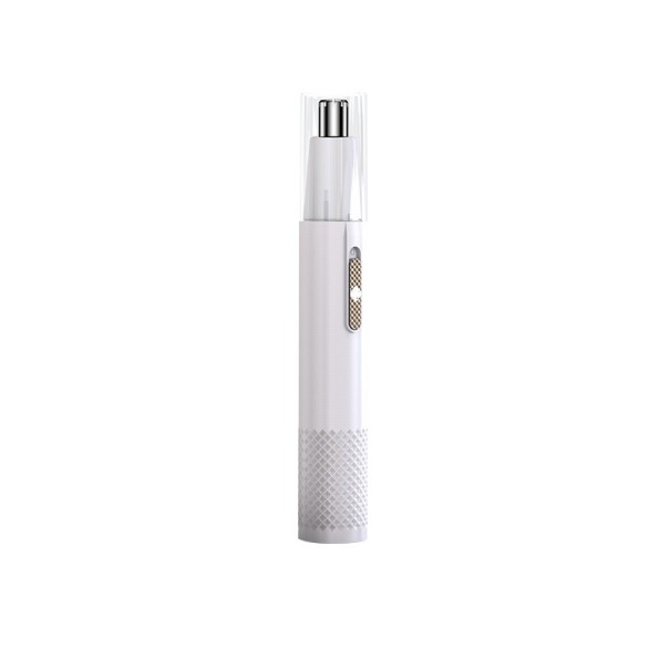 Rasoir électrique pour poils de nez et d'oreilles blanc