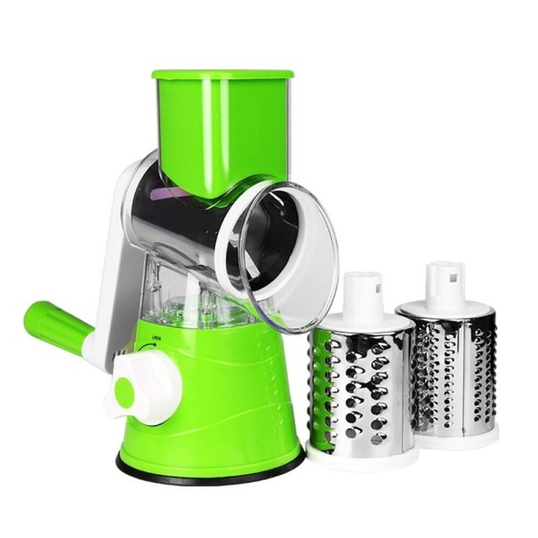 Rasp met handvat groen