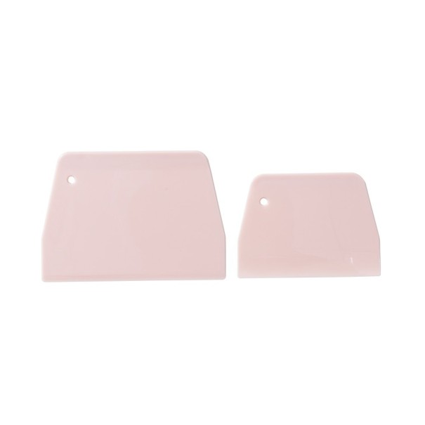 Raspador de masa 2 uds. rosa