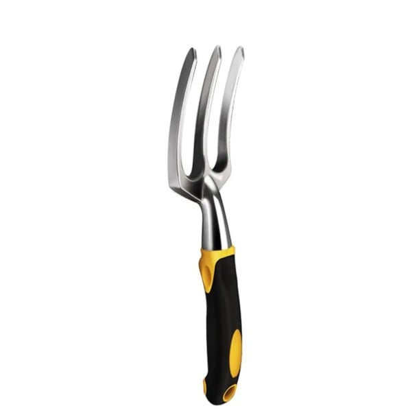 Rastrillos de jardín herramienta manual acero inoxidable resistente a la corrosión mango ergonómico para airear la tierra y eliminar malas hierbas 1