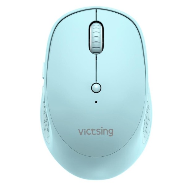 Ratón inalámbrico Bluetooth 2400 DPI azul
