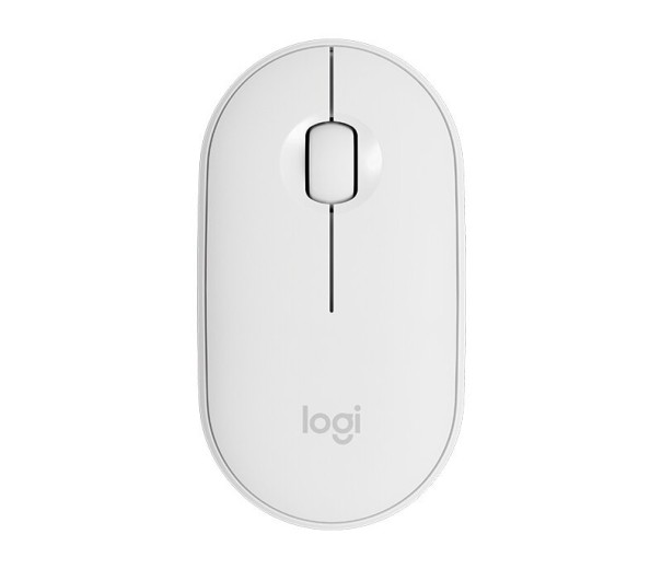 Ratón inalámbrico PEBBLE blanco