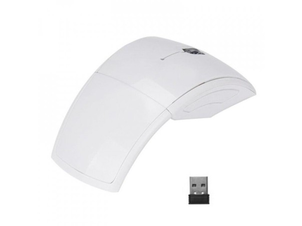Ratón inalámbrico plegable 1200 DPI blanco