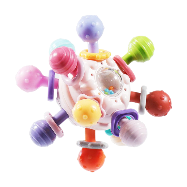 Rattle and Teether 2in1 Z348 light pink