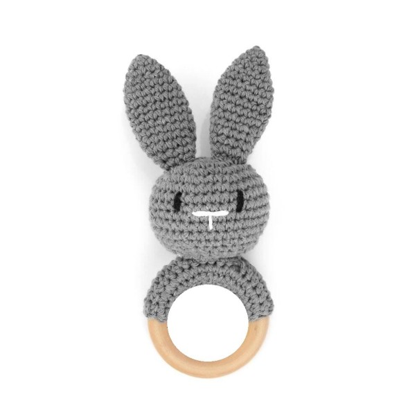Rattle Bunny grey